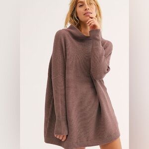 Free People Ottoman Slouchy Tunic Nutmeg Size XS